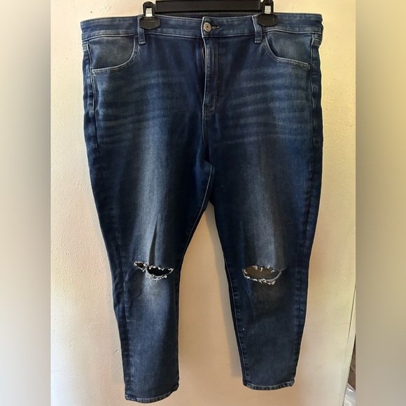 Used American Eagle Hi-rise Jegging Crop Size 20 - Picture 1 of 4